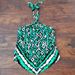 Large Green INC Backless Top